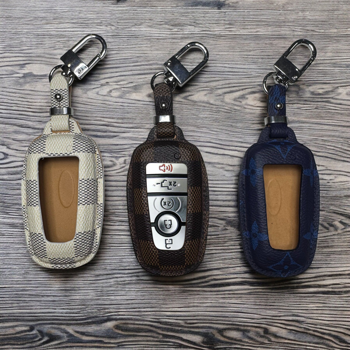 Upcycled LV Key Fob Case for Ford – Handmade & One of a Kind