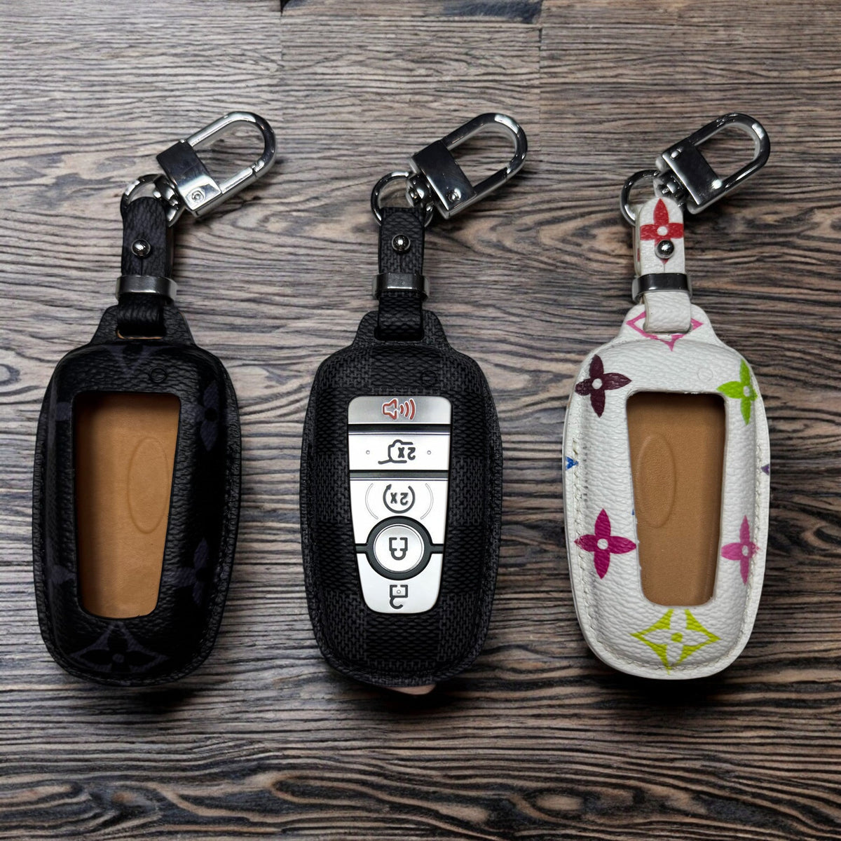 Upcycled LV Key Fob Case for Ford – Handmade & One of a Kind