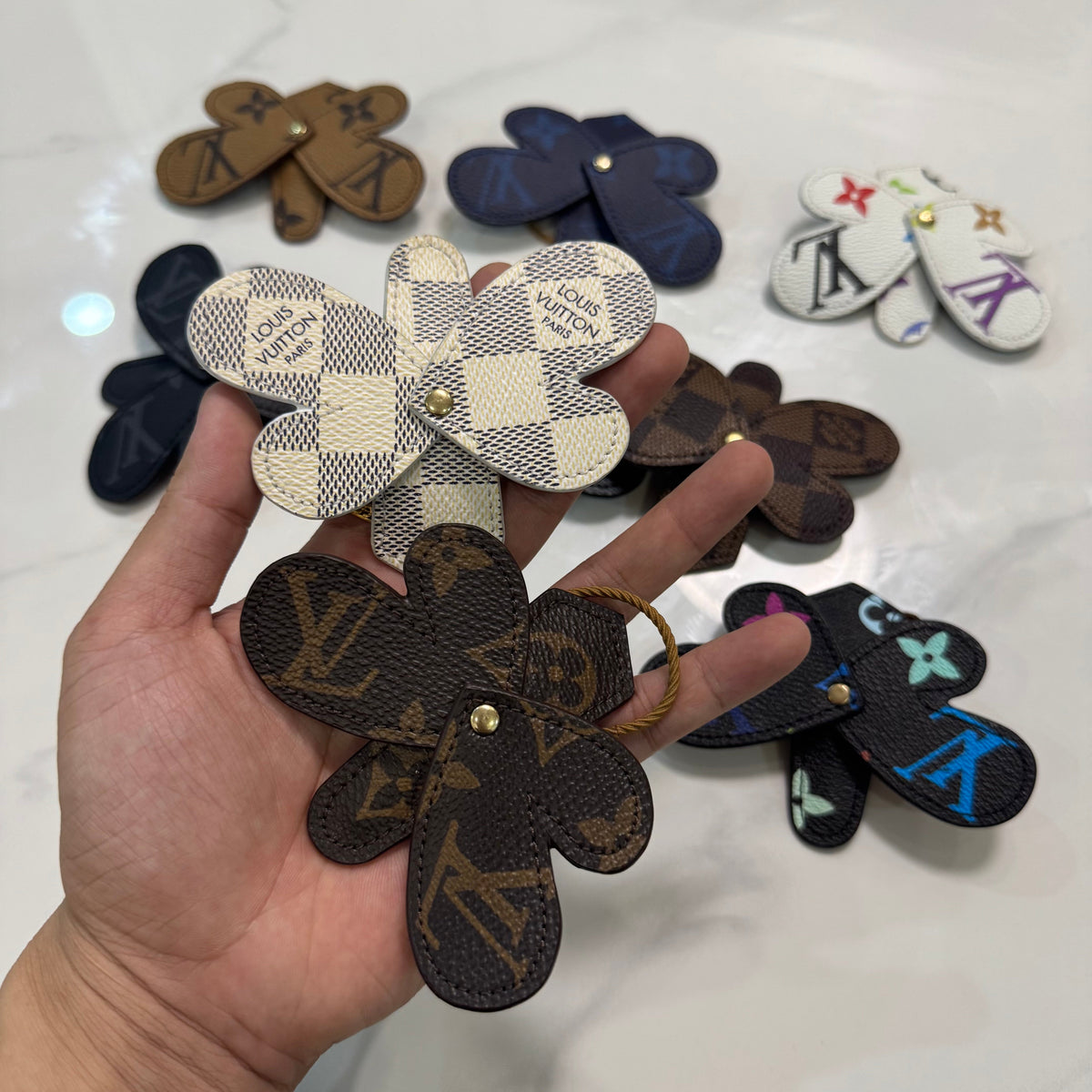 Recycled Louis Vuitton Butterfly Hair Clip – Upcycled Luxury Accessory