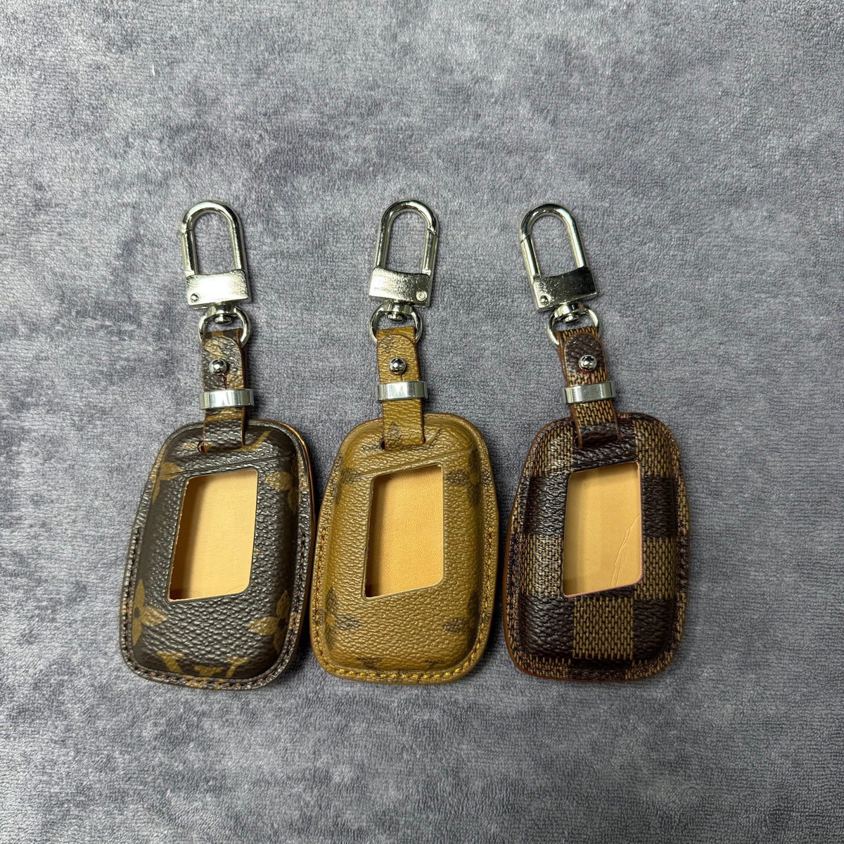 Premium LV Canvas Key Case for Volkswagen 2 – Handmade from Authentic Upcycled Louis Vuitton