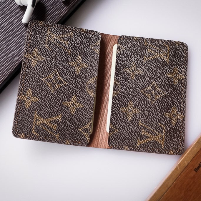 Recycled Louis Vuitton Wallet – Handmade Slim Luxury Wallet 2