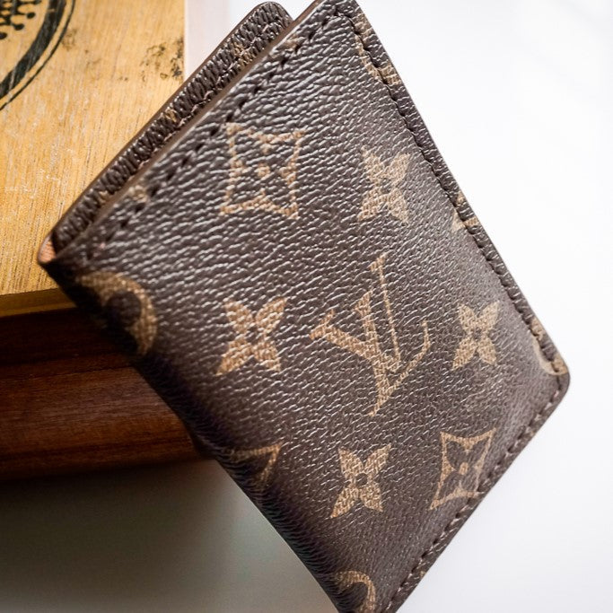 Recycled Louis Vuitton Wallet – Upcycled Luxury Card Holder 1
