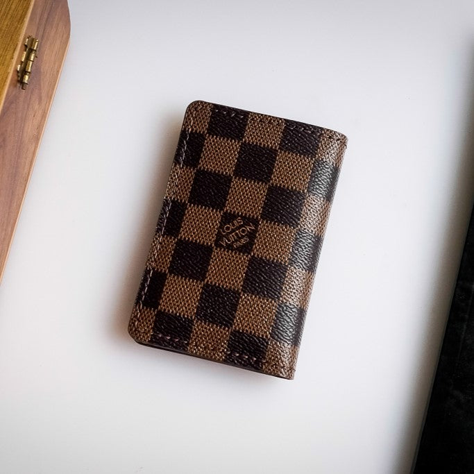 Recycled Louis Vuitton Wallet – Upcycled Luxury Card Holder 1