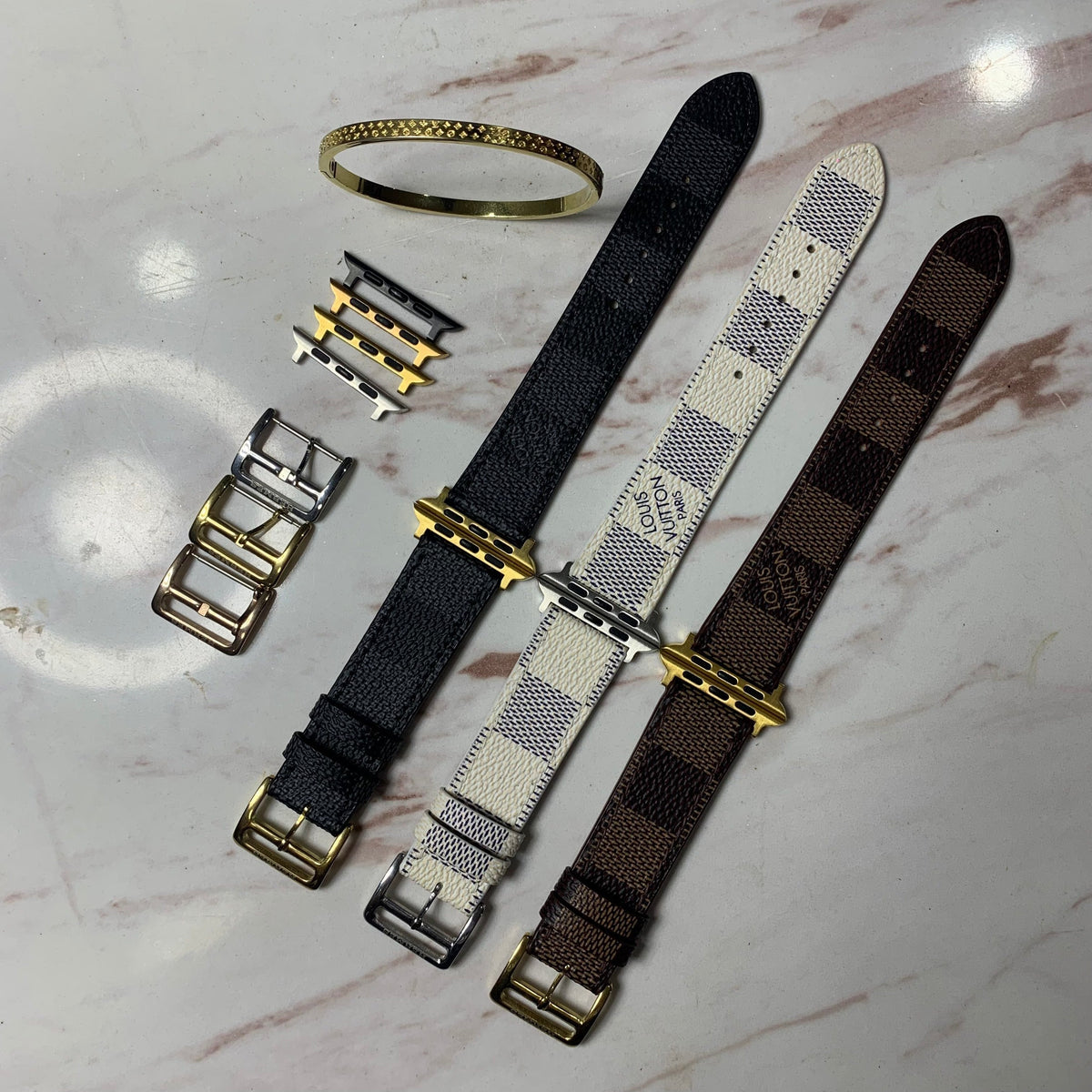Recycled LV Apple watch band AW-LV12