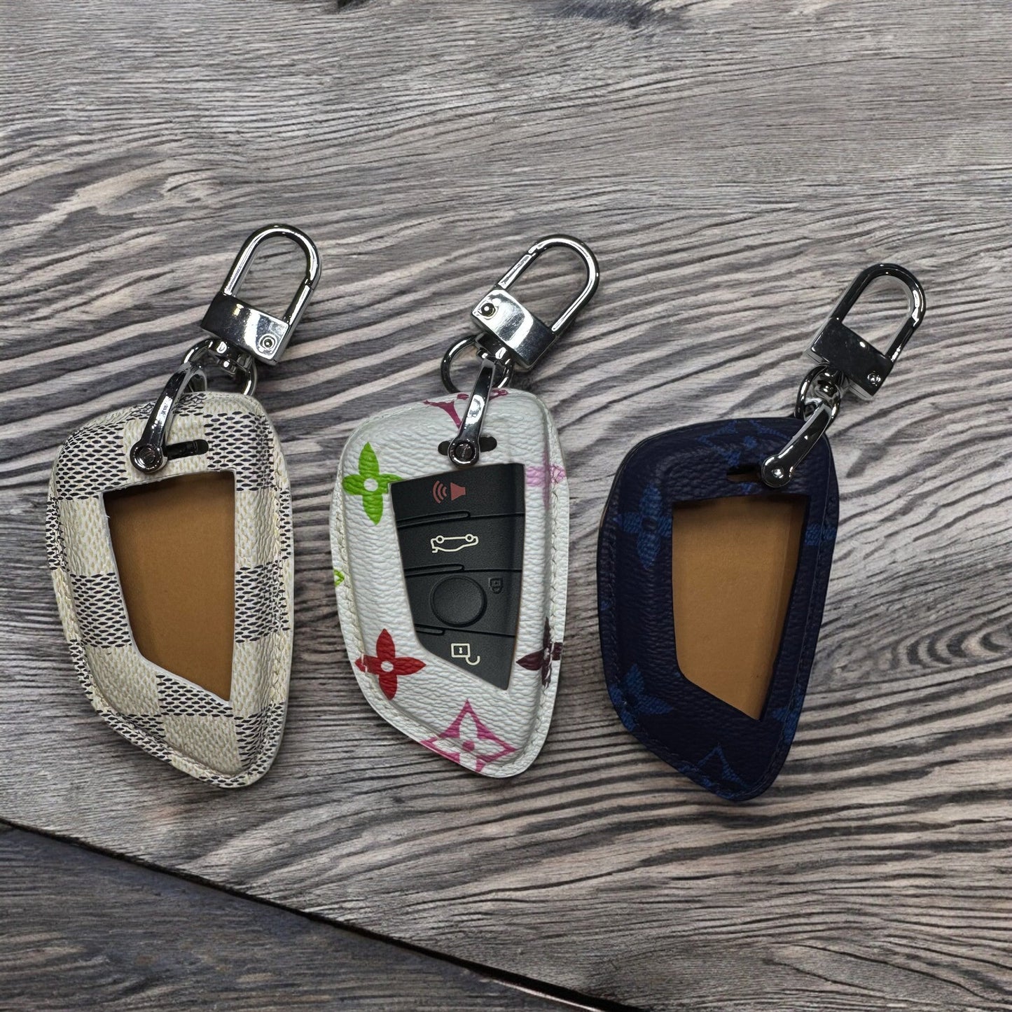 Premium LV Canvas Key Case for BMW – Handmade from Authentic Upcycled Louis Vuitton