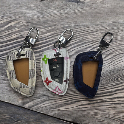 Premium LV Canvas Key Case for BMW – Handmade from Authentic Upcycled Louis Vuitton