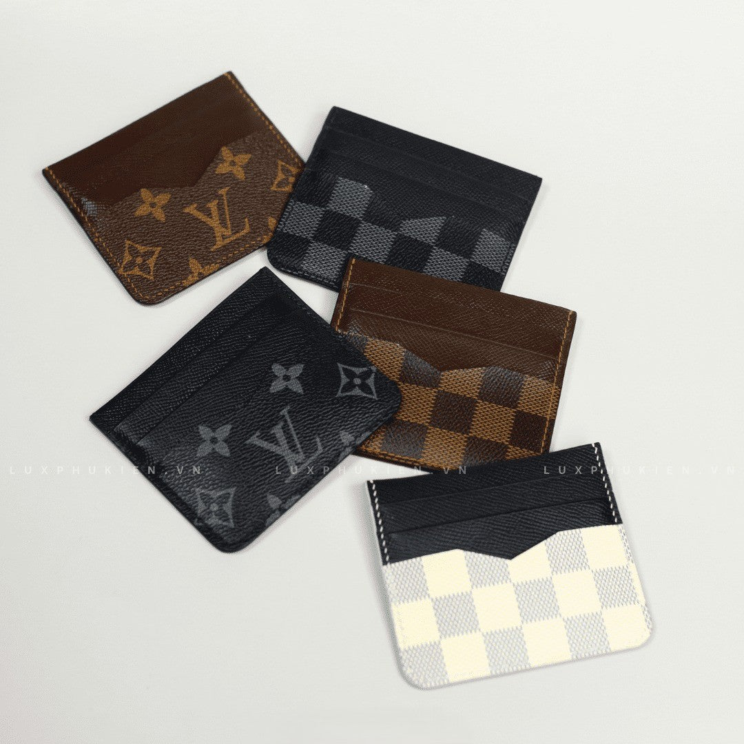 Recycled Louis Vuitton Mini Card Wallet – Upcycled Luxury Card Holder