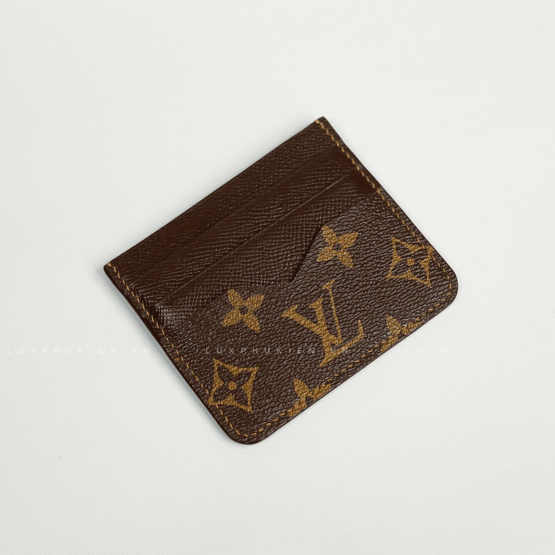 Recycled Louis Vuitton Mini Card Wallet – Upcycled Luxury Card Holder
