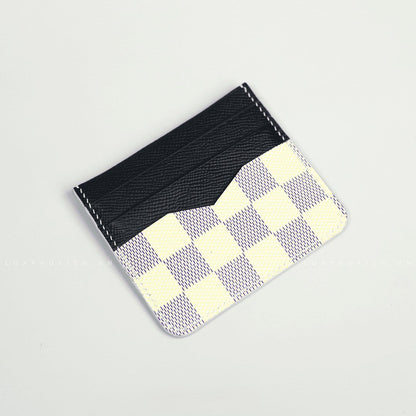Recycled Mini Card Wallet – Upcycled Luxury Card Holder