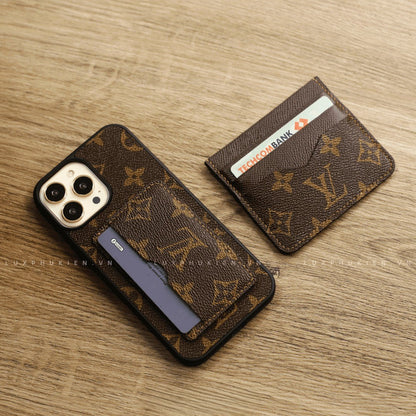 Recycled Louis Vuitton Mini Card Wallet – Upcycled Luxury Card Holder