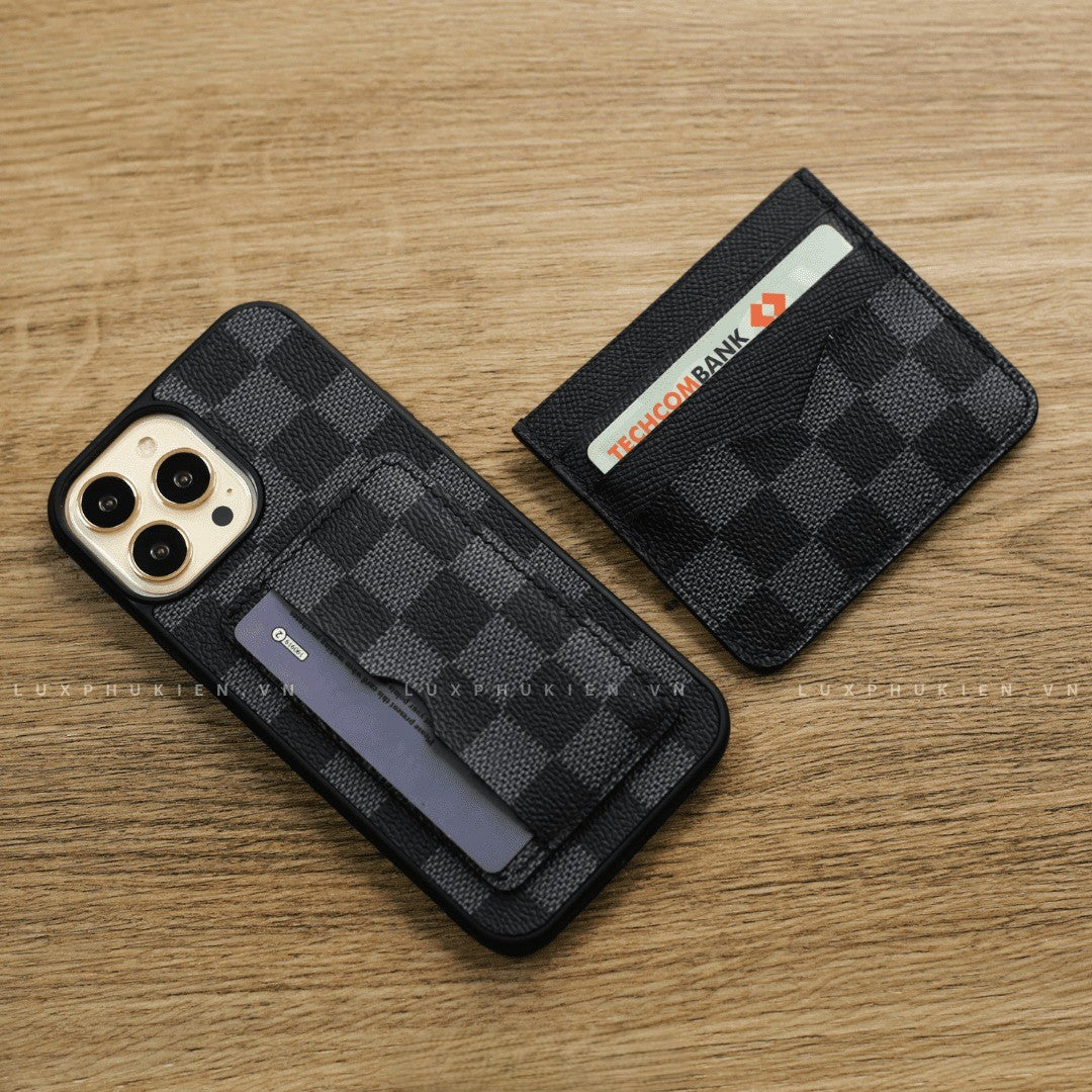 Recycled Louis Vuitton Mini Card Wallet – Upcycled Luxury Card Holder