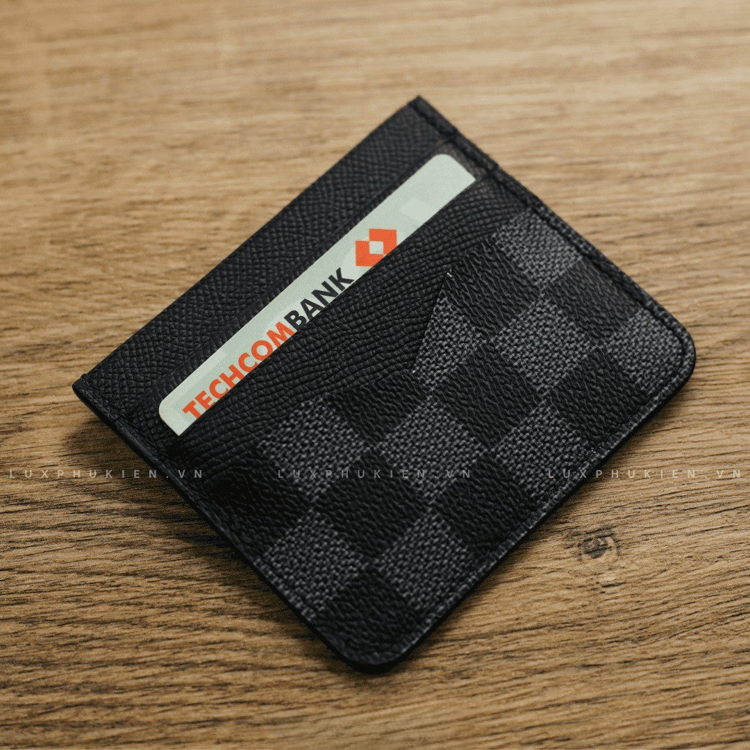 Recycled Mini Card Wallet – Upcycled Luxury Card Holder