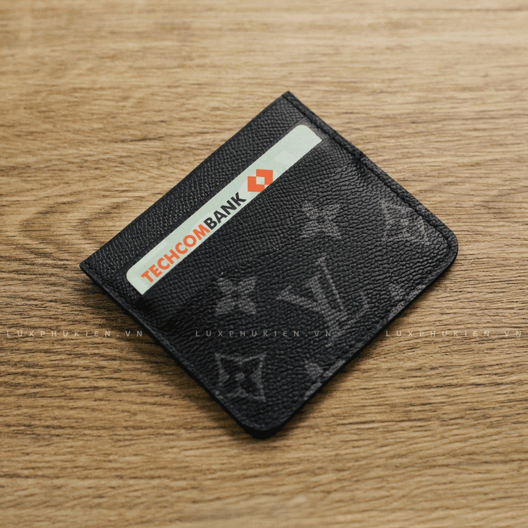 Recycled Louis Vuitton Mini Card Wallet – Upcycled Luxury Card Holder