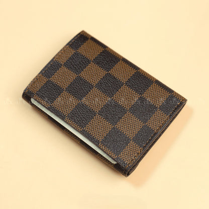 Recycled Louis Vuitton Mini Card Wallet Case – Upcycled Luxury Card Holder