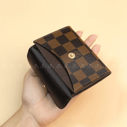 Recycled Louis Vuitton Mini Card Wallet Case – Upcycled Luxury Card Holder