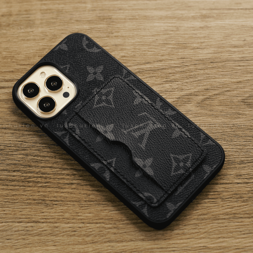 Authentic LV Canvas iPhone Card Case (Upcycled - 9)