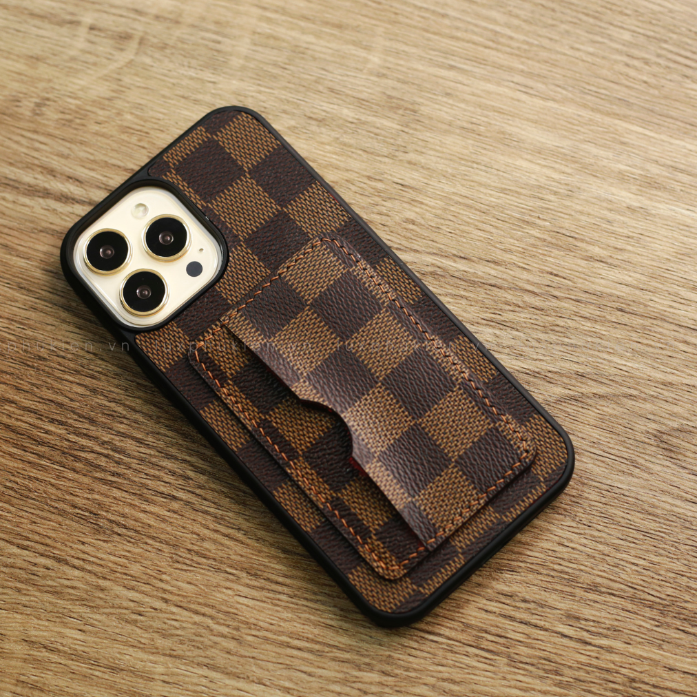 Authentic LV Canvas iPhone Card Case (Upcycled - 9)