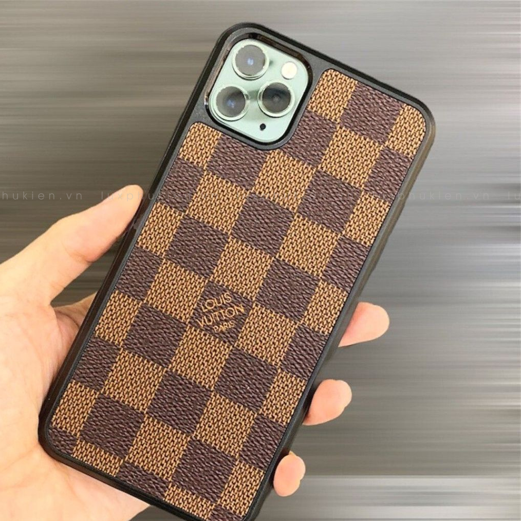Auténtica funda para iPhone LV Canvas (reciclada - 12)
