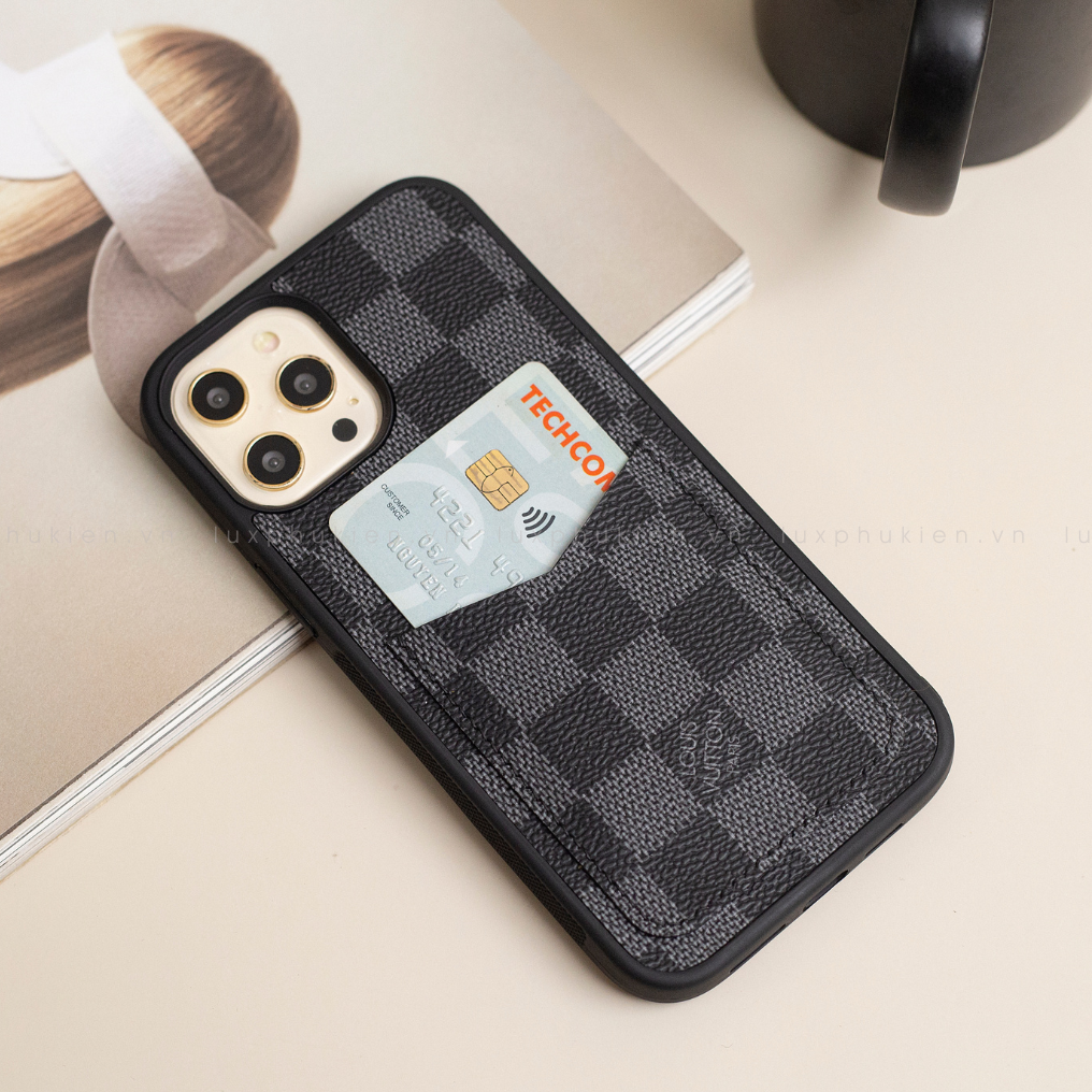 Authentic LV Canvas iPhone Wallet Case (Upcycled - 11)