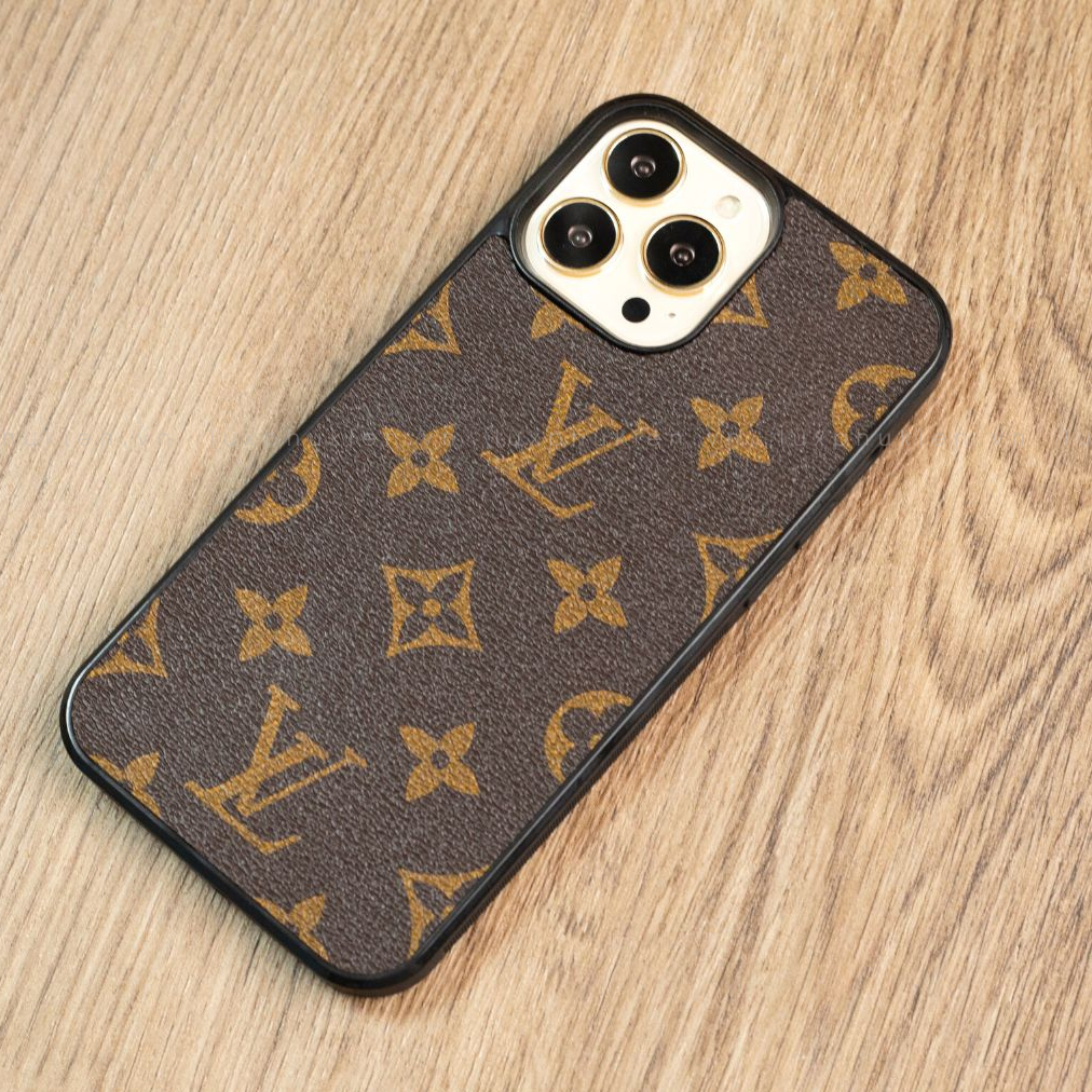 Auténtica funda para iPhone LV Canvas (reciclada - 12)