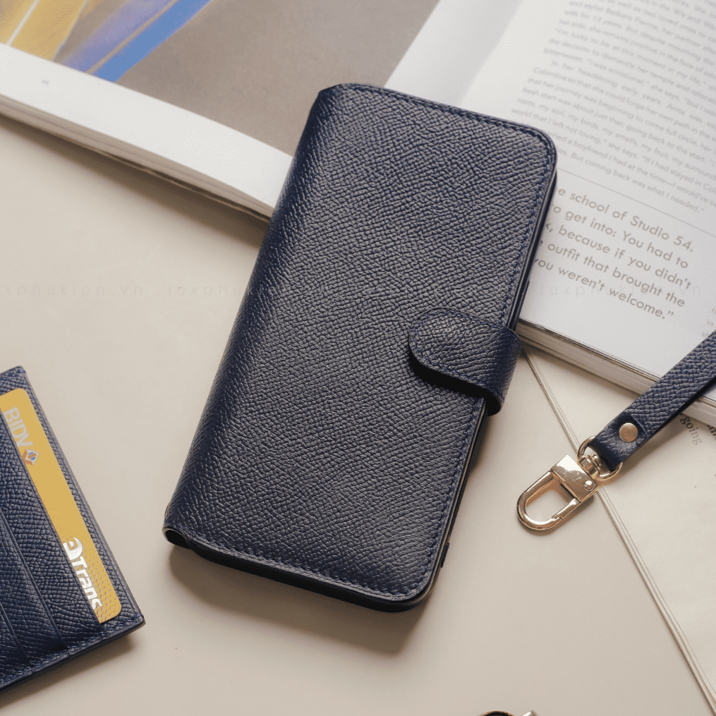 Epsom Leather iPhone Card Wallet Case 5