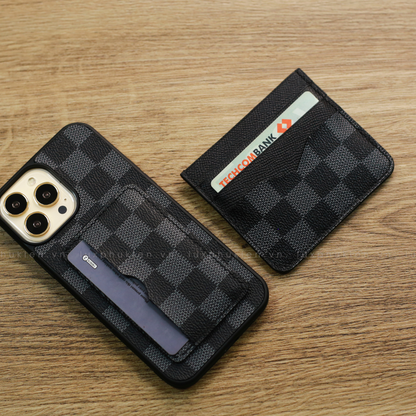 Authentic LV Canvas iPhone Card Case (Upcycled - 9)