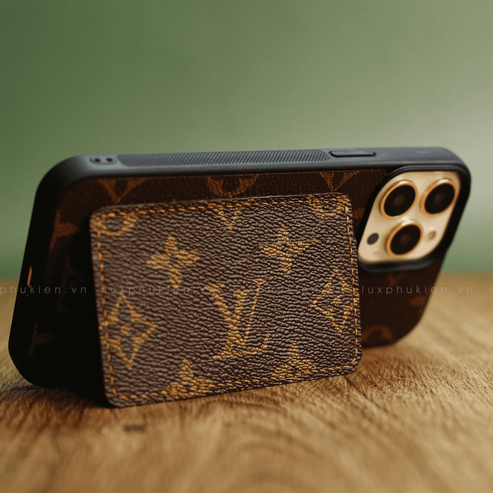 Authentic LV Canvas iPhone Card Case (Upcycled - 9)