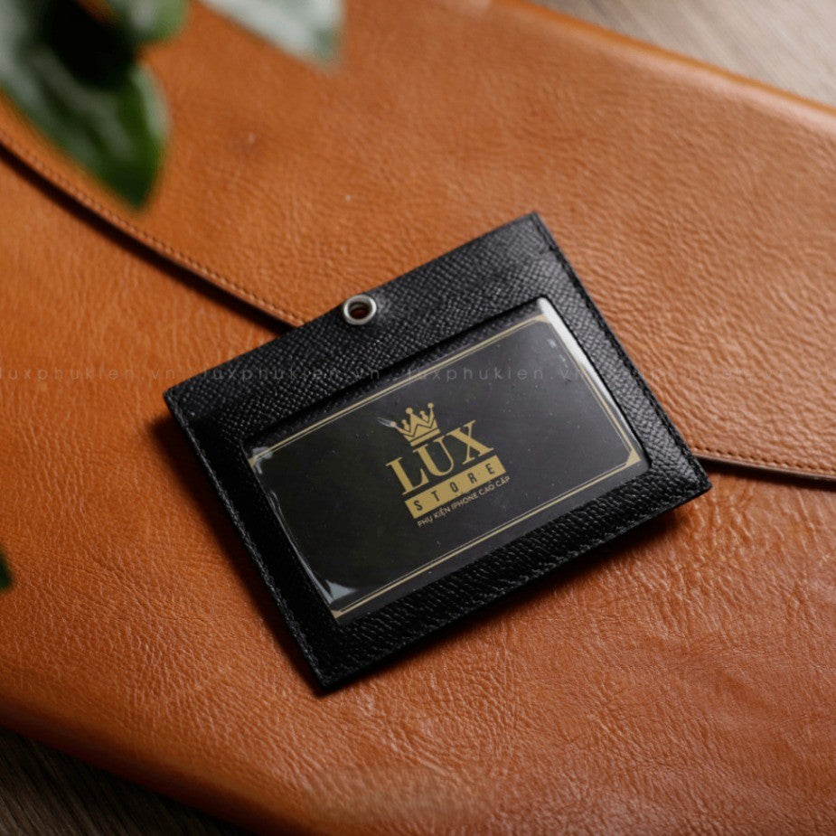 Authentic LV Leather Lanyard ID & Card Holder 2 – Limited Edition