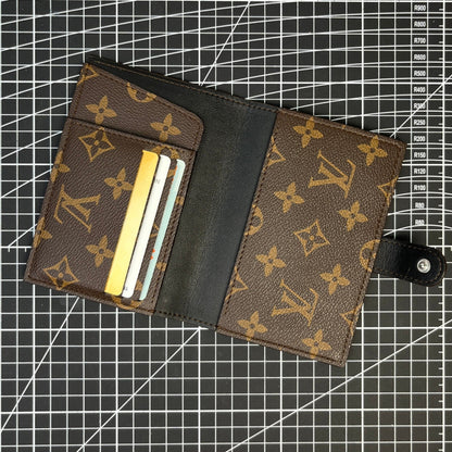 Recycled Louis Vuitton Passport Holder 2 – Luxury Upcycled Travel Case
