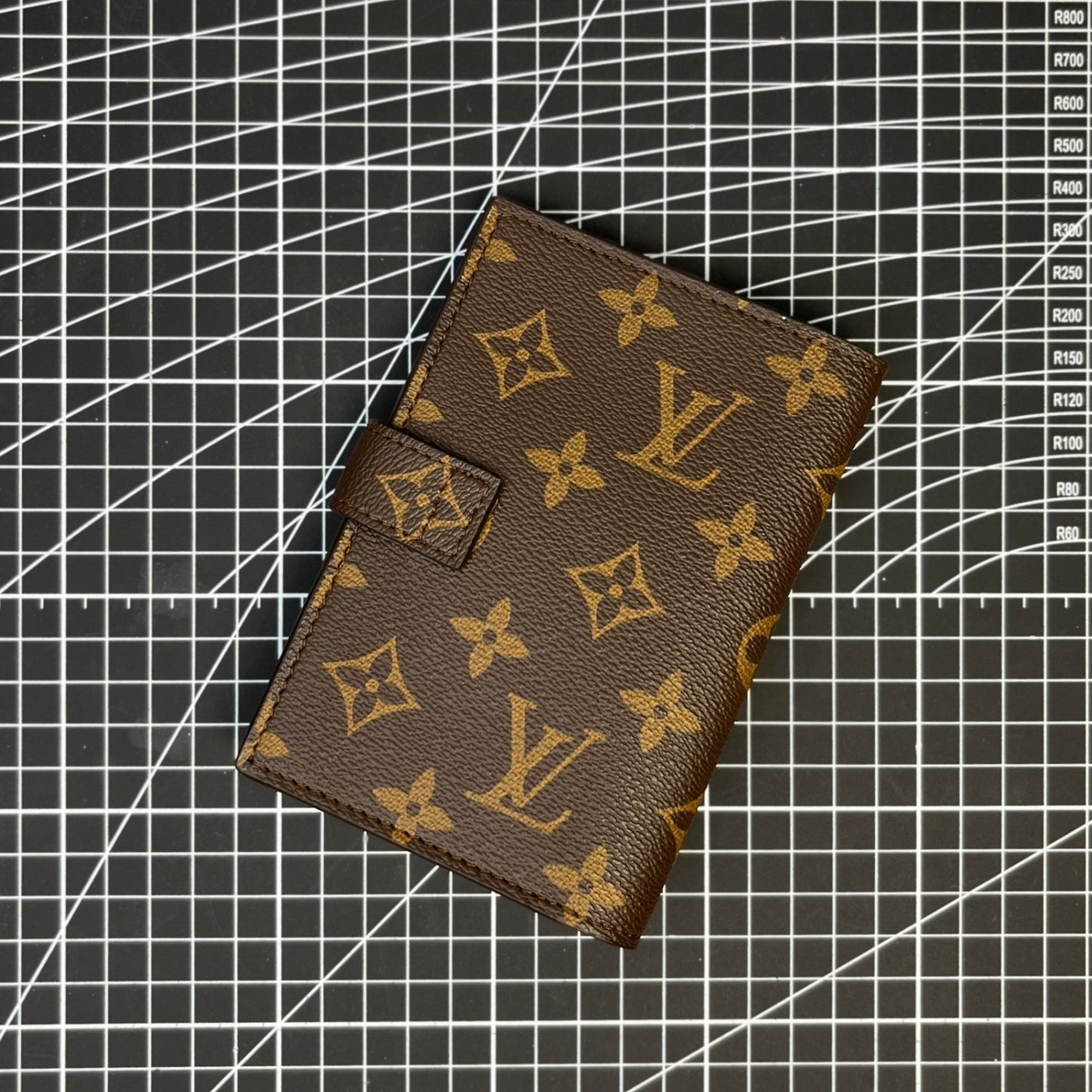 Recycled Louis Vuitton Passport Holder 2 – Luxury Upcycled Travel Case