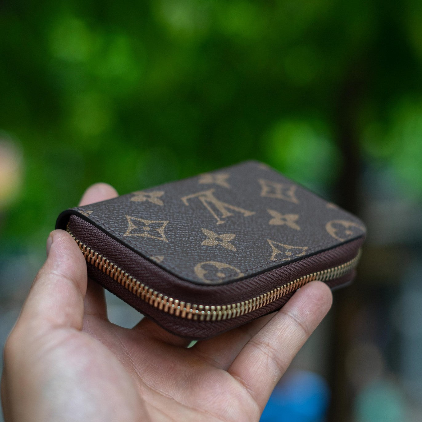 Recycled Louis Vuitton Wallet – Upcycled Luxury Card Holder 2