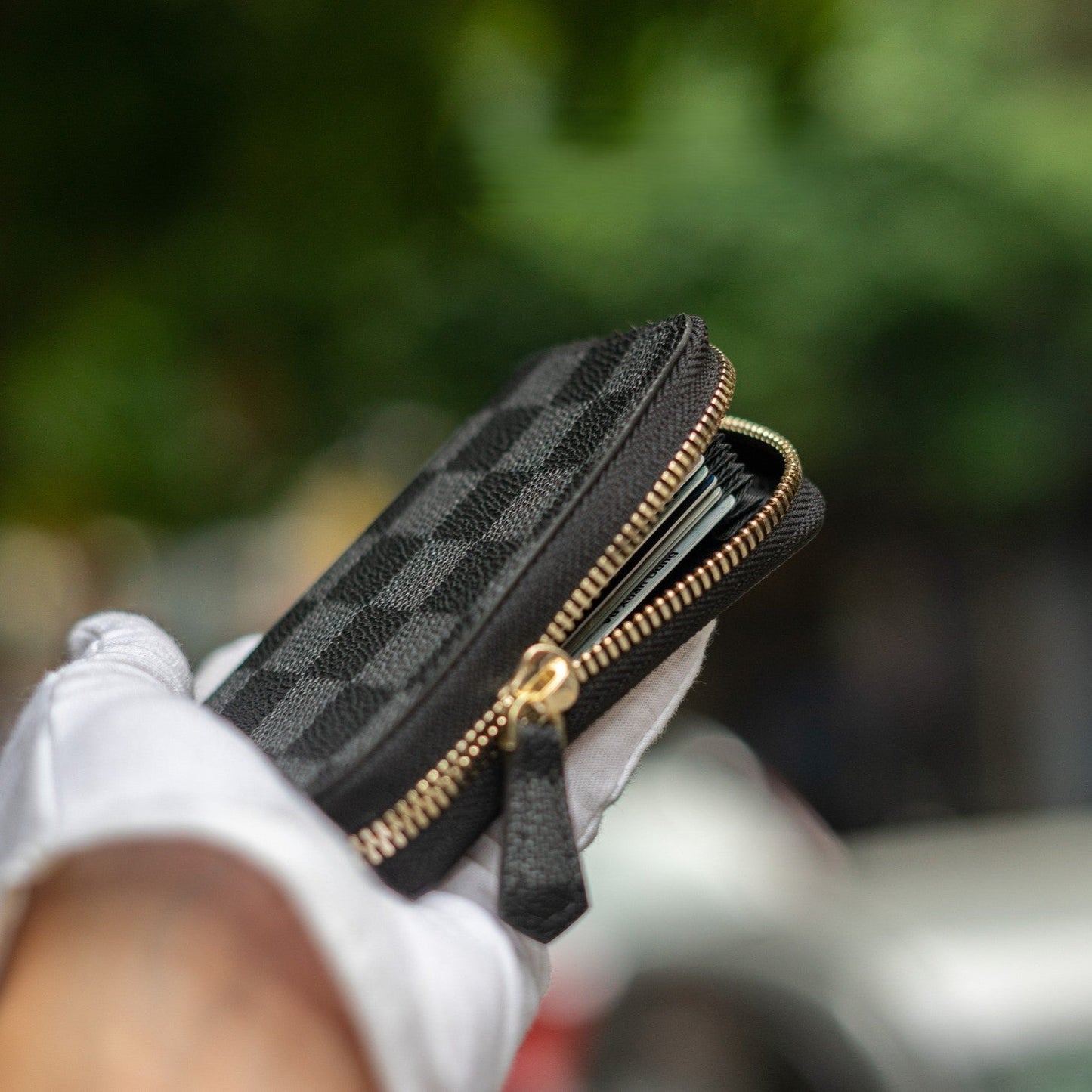 Recycled Louis Vuitton Wallet – Upcycled Luxury Card Holder 2