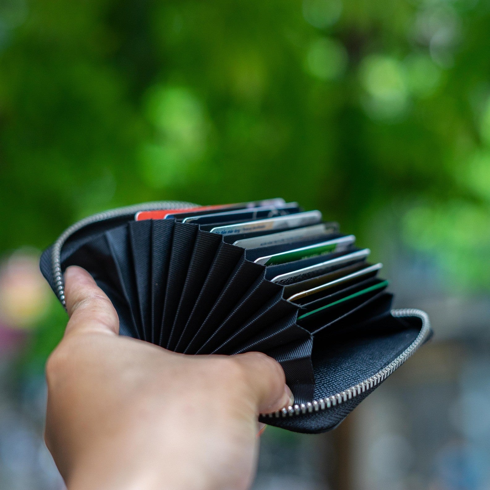 Recycled Louis Vuitton Wallet – Upcycled Luxury Card Holder 2