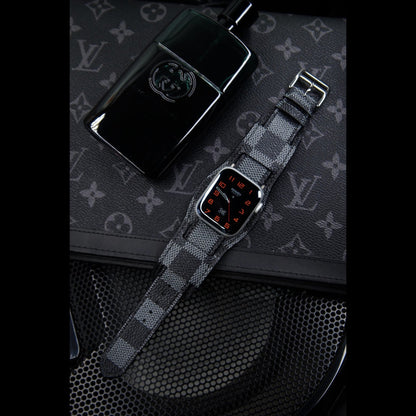 Recycled Louis Vuitton Apple watch band AW-LV13