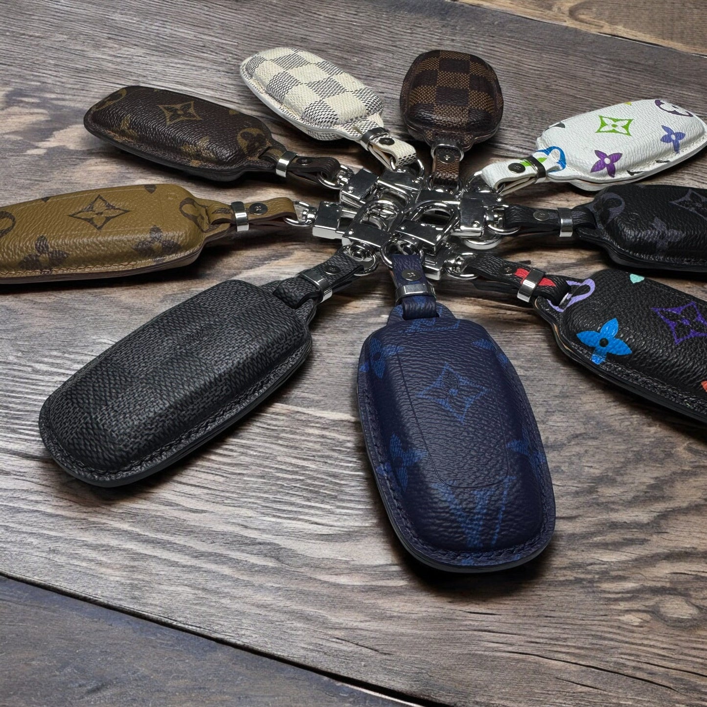 Upcycled LV Key Fob Case for Ford – Handmade & One of a Kind
