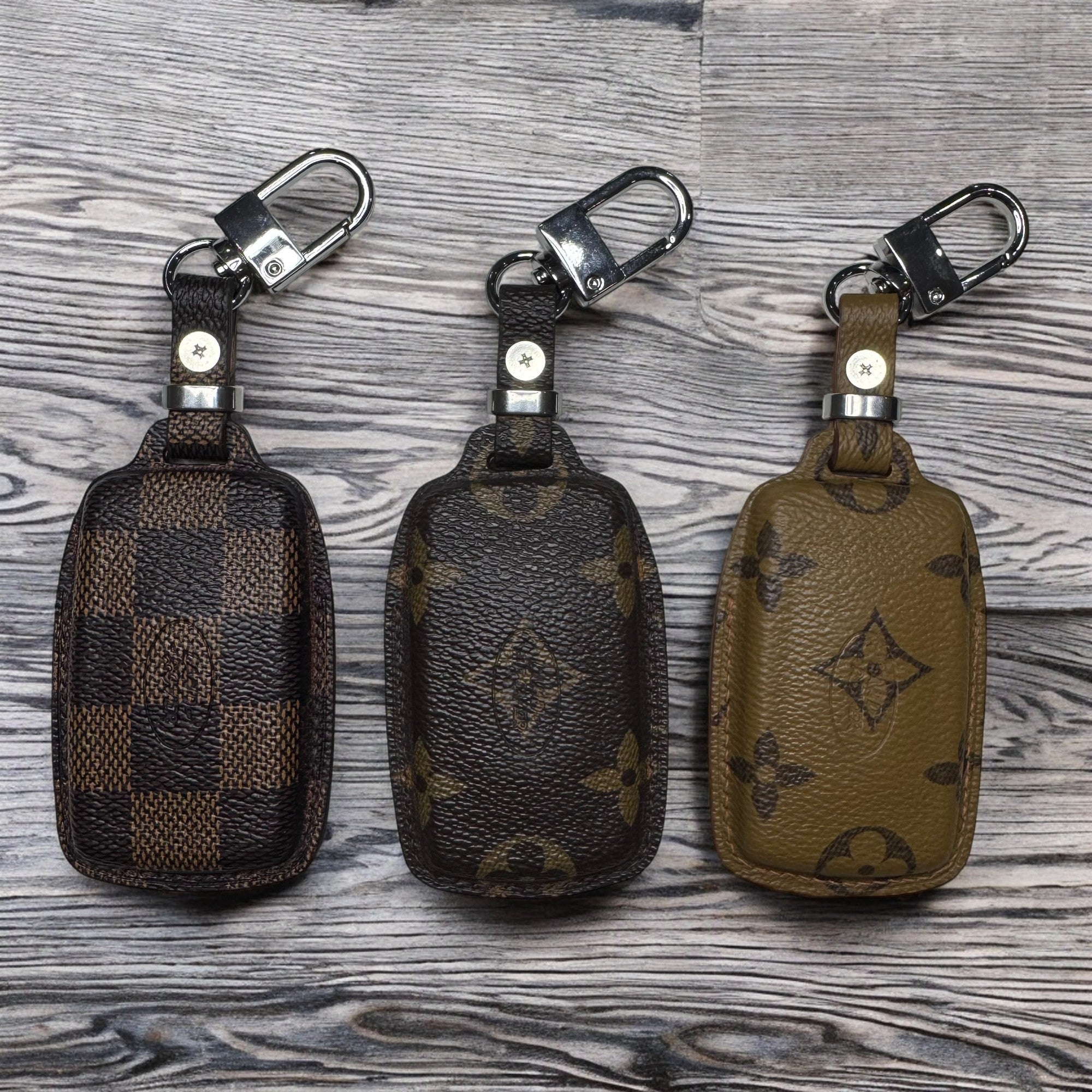 Upcycled LV Key Fob Case for Land Rover – Handmade & Unique