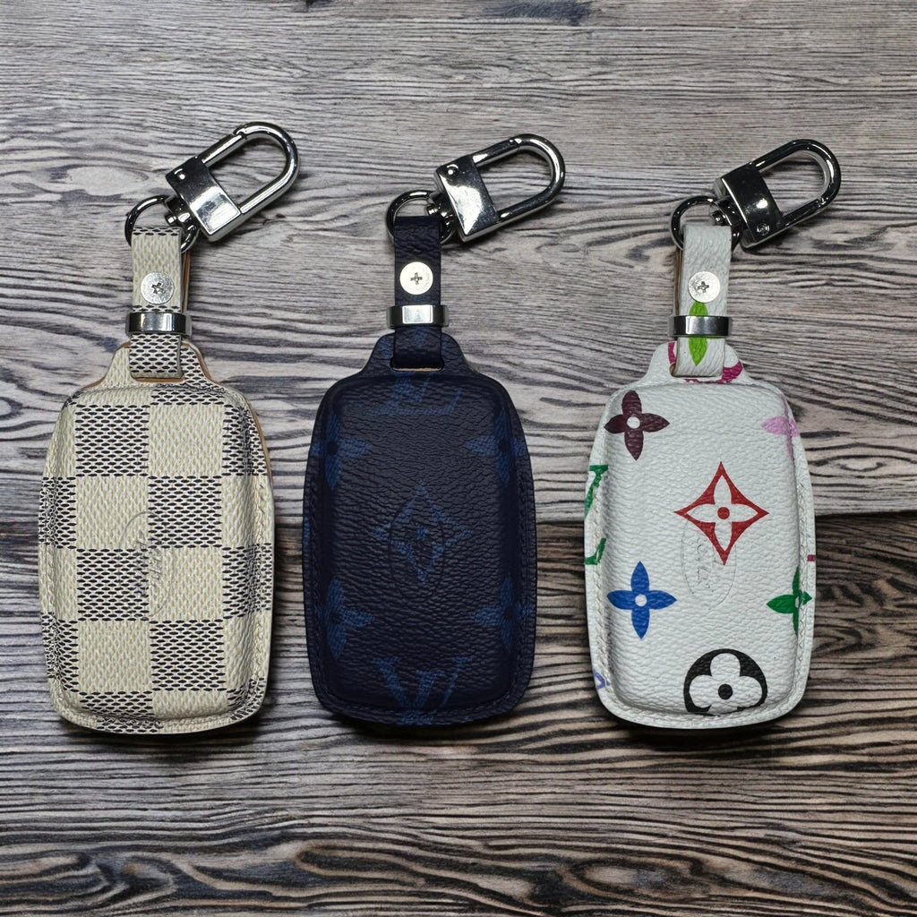 Upcycled LV Key Fob Case for Land Rover – Handmade & Unique
