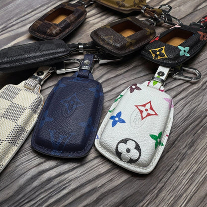 Upcycled LV Key Fob Case for Land Rover – Handmade & Unique