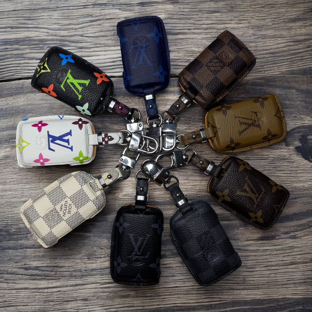 Premium LV Canvas Key Case for Mazda – Handmade from Authentic Upcycled Louis Vuitton