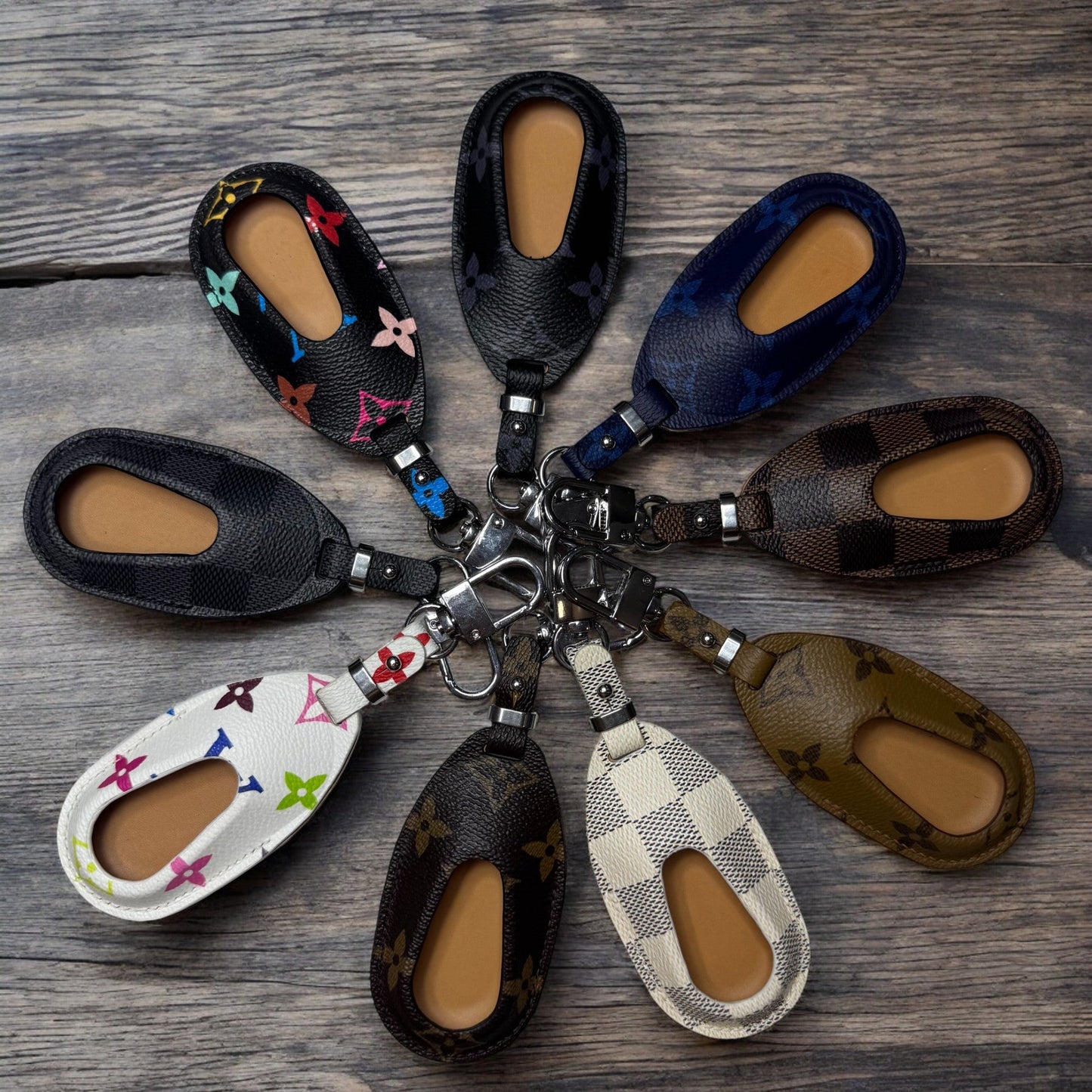 Premium LV Canvas Key Case for Mercedes-Benz – Handmade from Authentic Upcycled Louis Vuitton