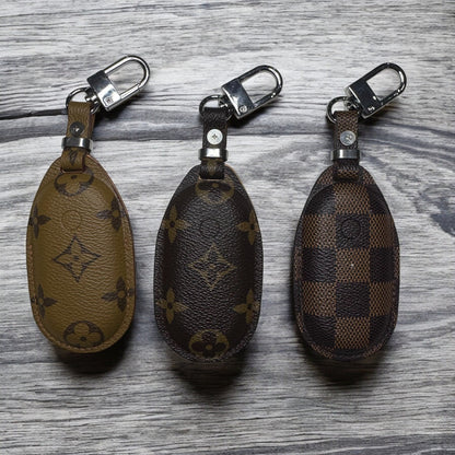 Premium LV Canvas Key Case for Mercedes-Benz – Handmade from Authentic Upcycled