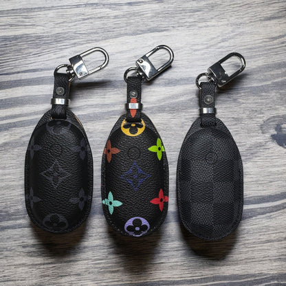 Premium LV Canvas Key Case for Mercedes-Benz – Handmade from Authentic Upcycled