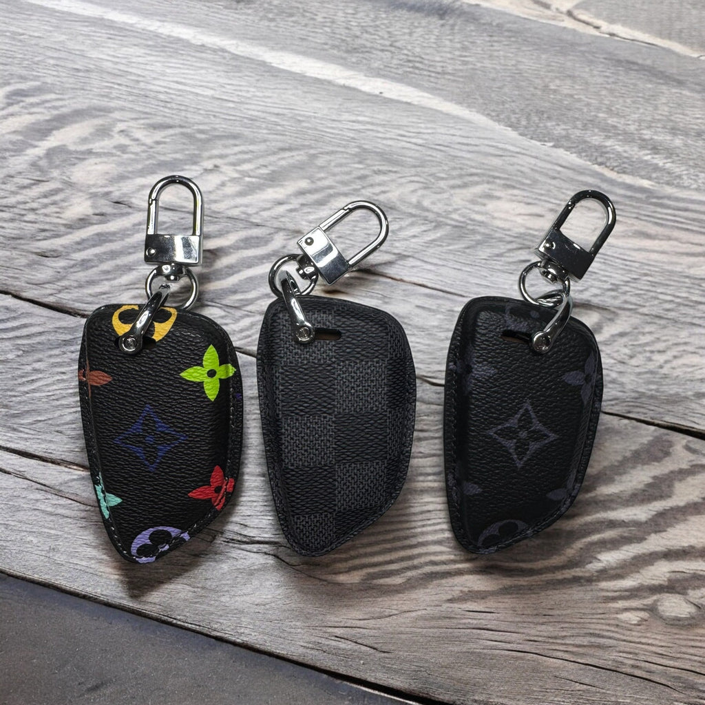 Premium LV Canvas Key Case for BMW – Handmade from Authentic Upcycled Louis Vuitton