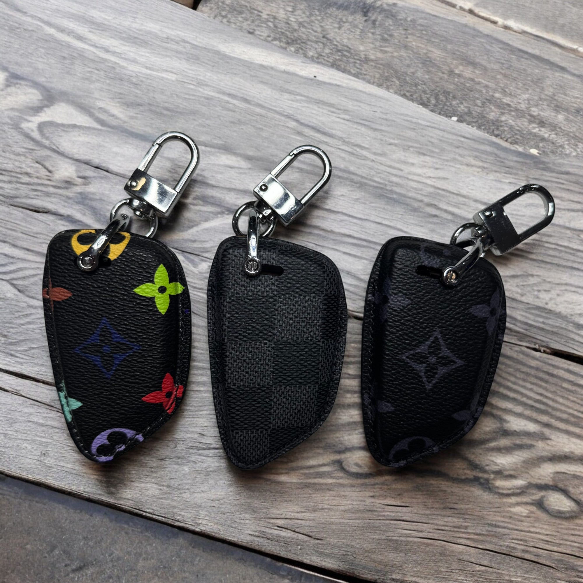 Premium LV Canvas Key Case for BMW – Handmade from Authentic Upcycled Louis Vuitton