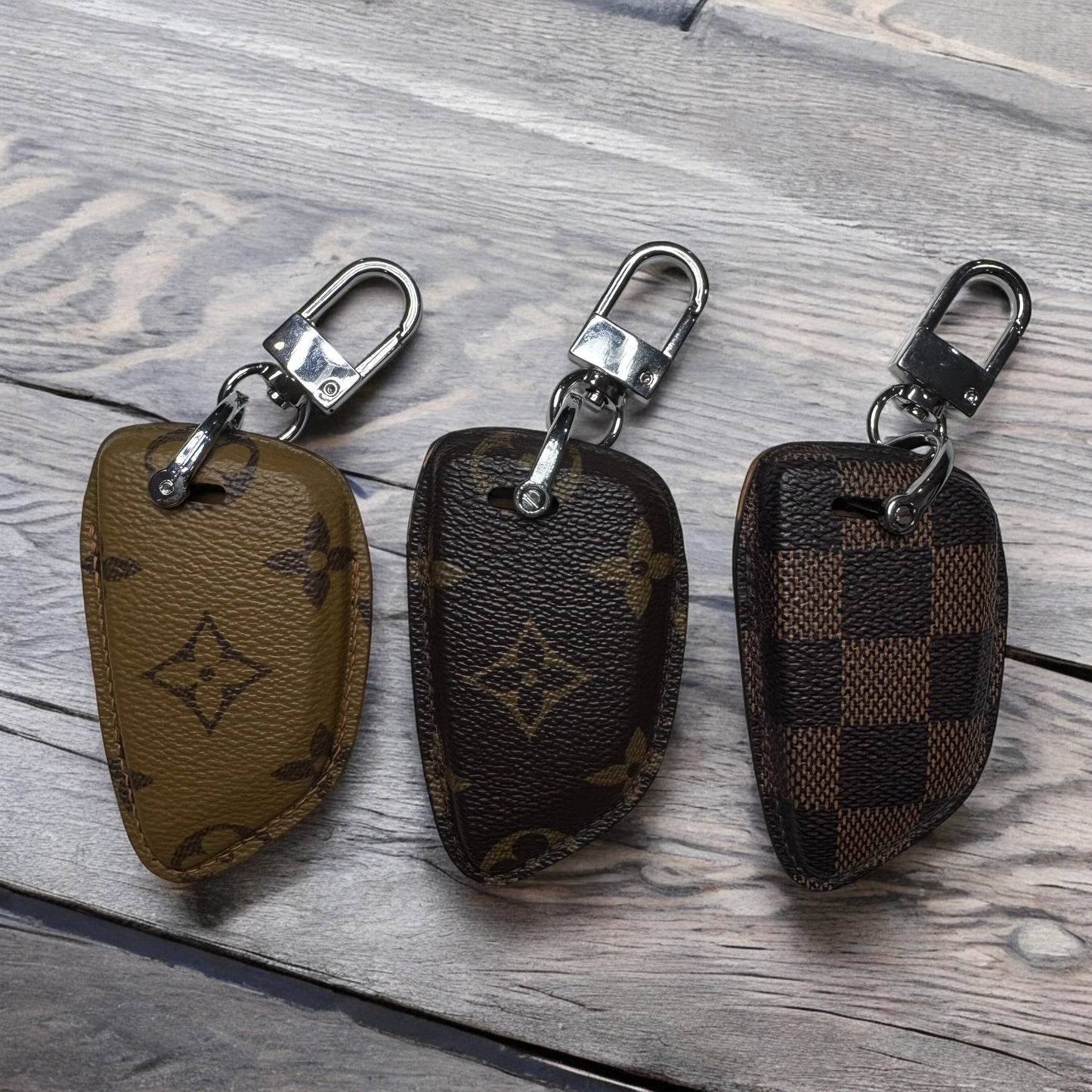 Premium LV Canvas Key Case for BMW – Handmade from Authentic Upcycled Louis Vuitton