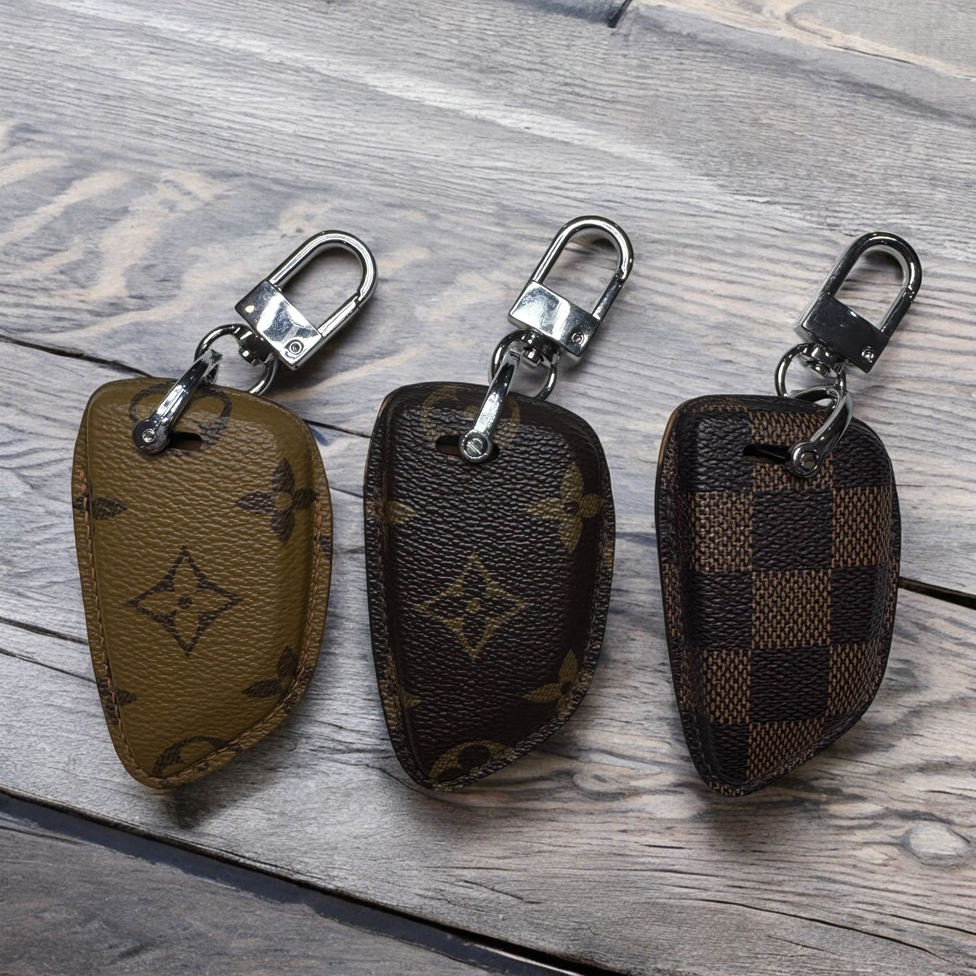 Premium LV Canvas Key Case for BMW – Handmade from Authentic Upcycled Louis Vuitton