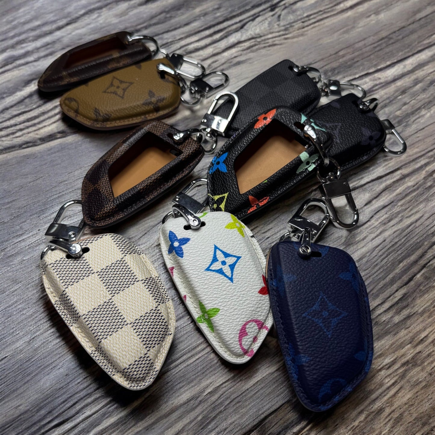 Premium LV Canvas Key Case for BMW – Handmade from Authentic Upcycled Louis Vuitton