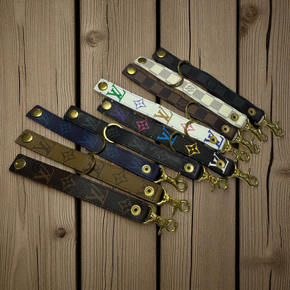 Authentic LV Leather Key Chain (No Key Fob Cover) – Limited Edition