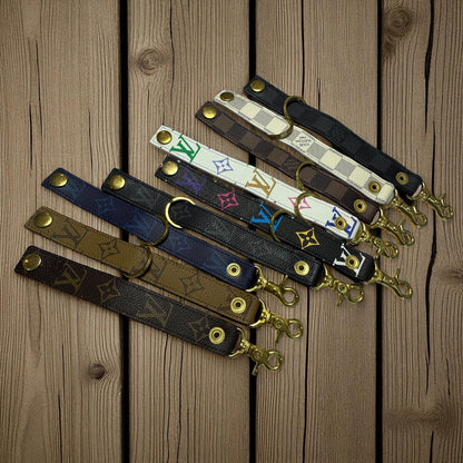Authentic LV Leather Key Chain (No Key Fob Cover) – Limited Edition