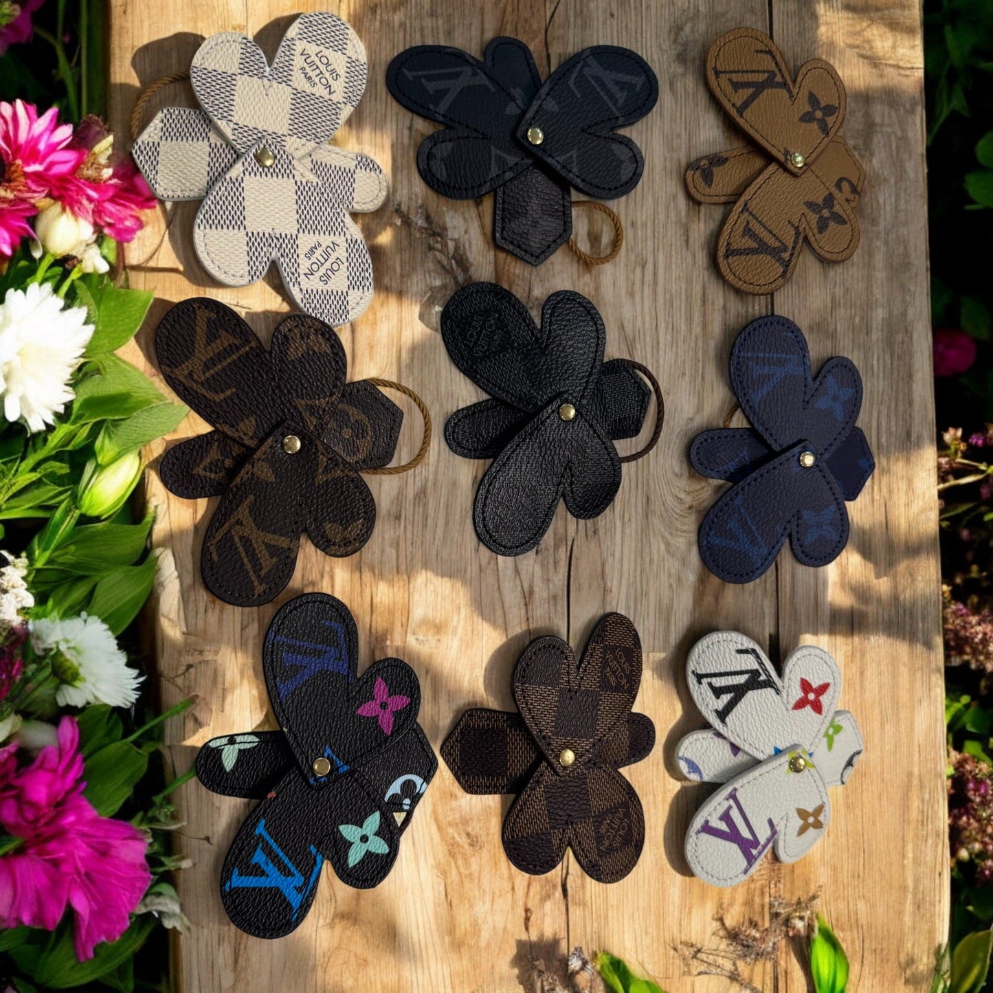 Recycled Louis Vuitton Butterfly Hair Clip – Upcycled Luxury Accessory